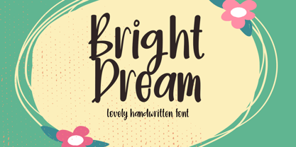 Bright Dream Font Poster 1