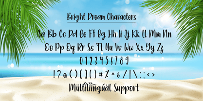 Bright Dream Font Poster 5