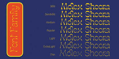 Molex Shoora Font Poster 4