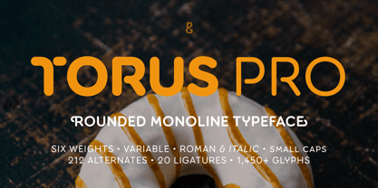 Torus Pro Font Poster 1