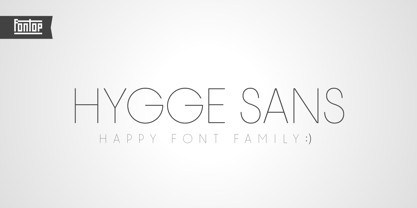 Hygge Sans Font Poster 1