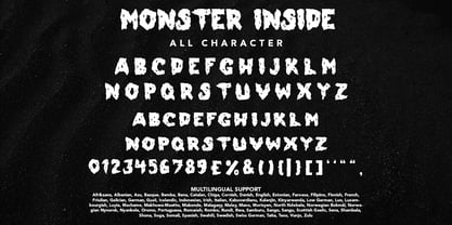 Monster Inside Fuente Póster 8