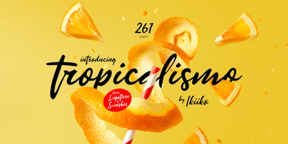 Tropicalismo Font Poster 1