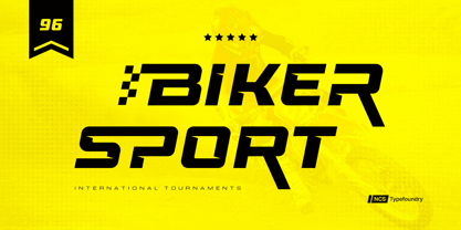 Race Sport Font Poster 6