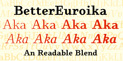 BetterEuroika Font Poster 11