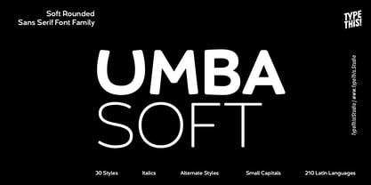 Umba Soft Font Poster 1