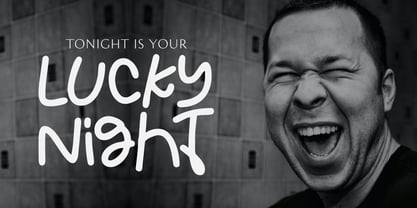 Lucky Night Font Poster 6