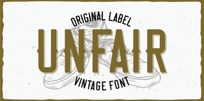 Unfair Font Poster 10