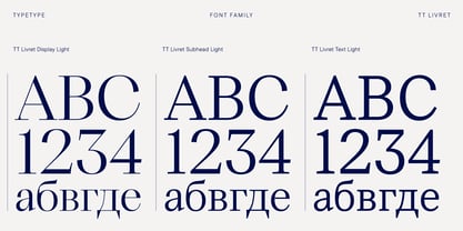 TT Livret Font Poster 4