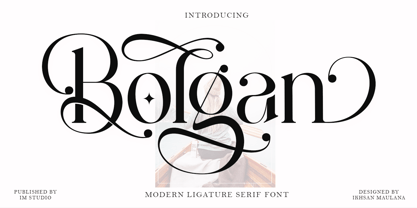 Bolgan. Font Poster 1