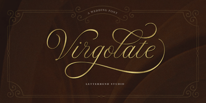 Virgolate Font Poster 1