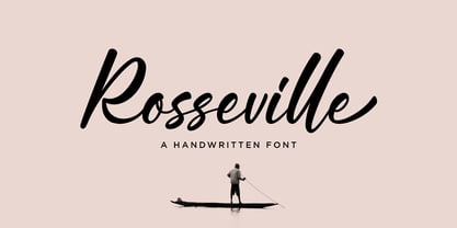 Rosseville Font Poster 1