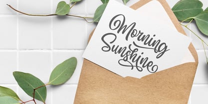 Blantick Script Font Poster 8