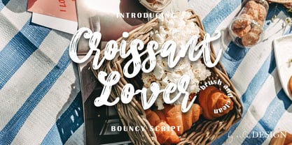 Croissant Lover Font Poster 1
