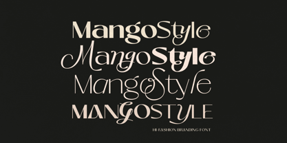Mango Style Font Poster 6