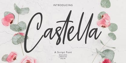 Castella Font Poster 1