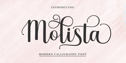 Molista Script Font Poster 1