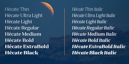 Hecate Font Poster 2