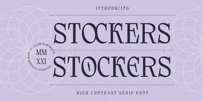 Stockers Font Poster 1