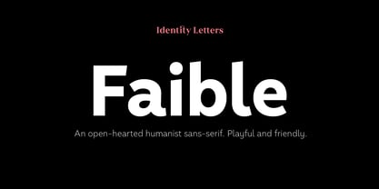 Faible Font Poster 1