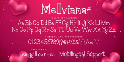 Mellviana Font Poster 8