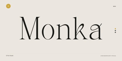 Monka Font Poster 1
