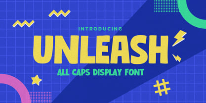 Unleash Font Poster 1