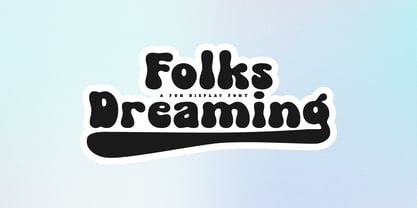 Folks Dreaming Font Poster 1
