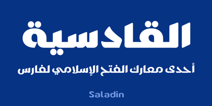SF Saladin Font Poster 7