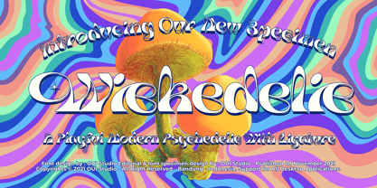 Wickedelic Font Poster 1