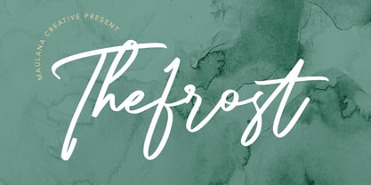 Thefrost Font Poster 1
