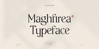 Maghfirea Font Poster 1