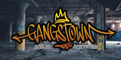 Gangstown GT Font Poster 1