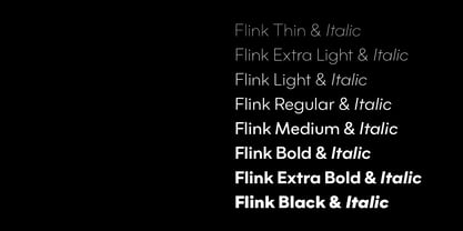 Flink Font Poster 5