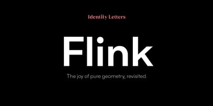 Flink Font Poster 1