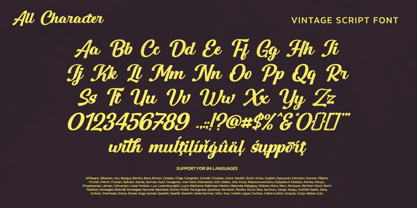The Vintage Town Font Poster 9