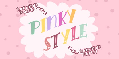 Pinky Style Fuente Póster 5