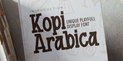 Kopi Arabica Font Poster 1