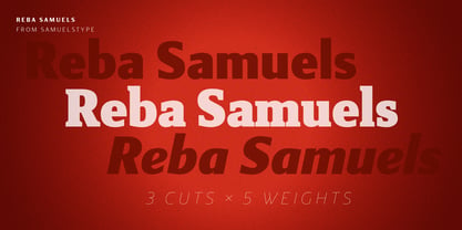 Reba Samuels Font Poster 2