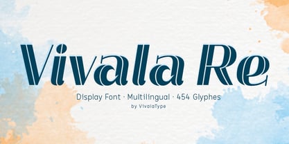 Vivala Re Font Poster 1