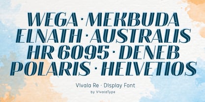 Vivala Re Font Poster 8