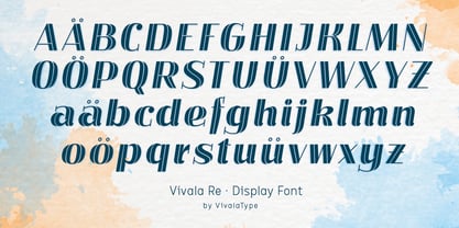 Vivala Re Font Poster 3