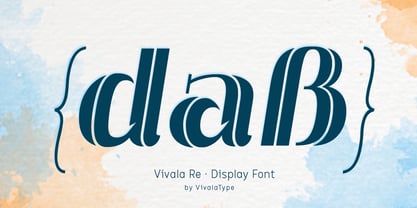 Vivala Re Font Poster 7