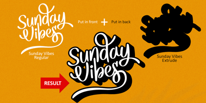 Sunday Vibes Fuente Póster 2