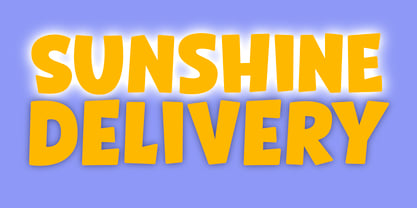 Sunshine Delivery Font Poster 1