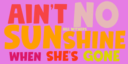 Sunshine Delivery Font Poster 2