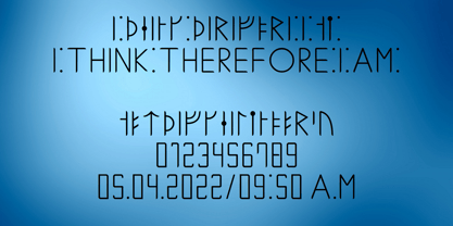Ongunkan Younger Futhark One Font Poster 2