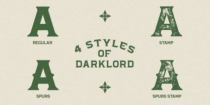 Darklord Font Poster 2