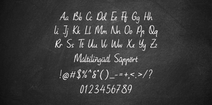 Onlychalk Font Poster 9