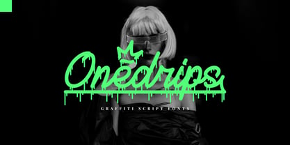 Onedrips Font Poster 1